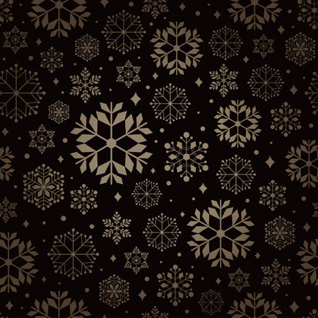 christmas pattern snowflake background のイラスト素材