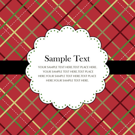 Template frame design for cardのイラスト素材