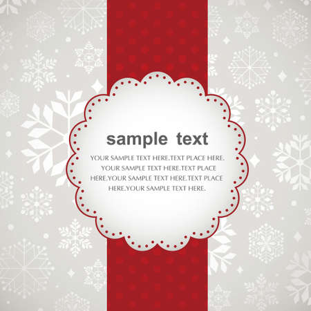 Template frame design for xmas cardのイラスト素材