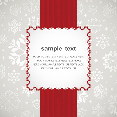 Template frame design for xmas card のイラスト素材