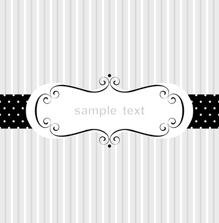 Template frame design for greeting card のイラスト素材