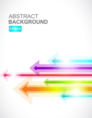 Colored arrows vectorのイラスト素材