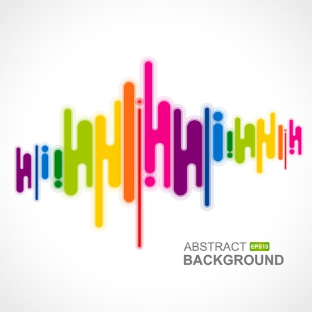 Urban designed background with stylized abstraction. Vector illustration のイラスト素材