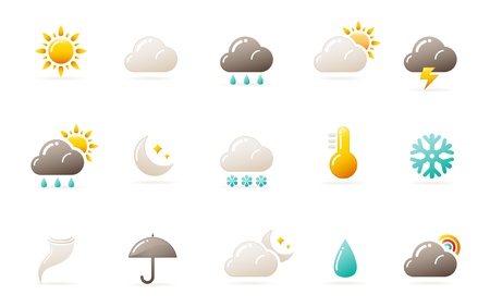 Weather icons のイラスト素材