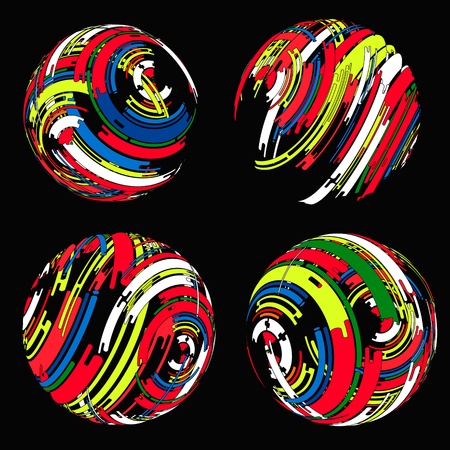 Abstract Background Vectorのイラスト素材