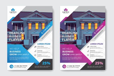 Corporate business flyerのイラスト素材