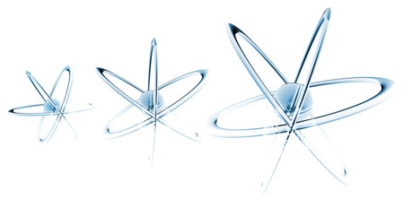 3 atomsの写真素材