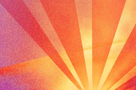 Digital background with orange rays の写真素材