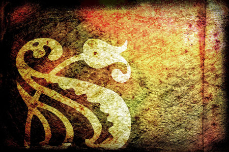 Abstract floral grunge background の写真素材