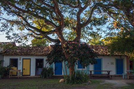 Simple Village in Trancoso Brazilの写真素材