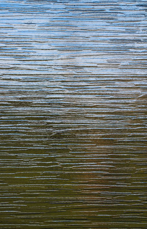 Water waved glass gives a nice look and a bit of wonder too の写真素材