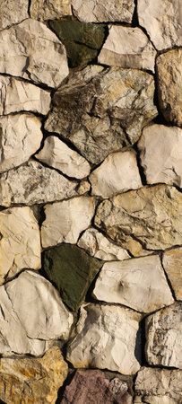 Wonderful to look at how theses rocks a fitted together.の写真素材