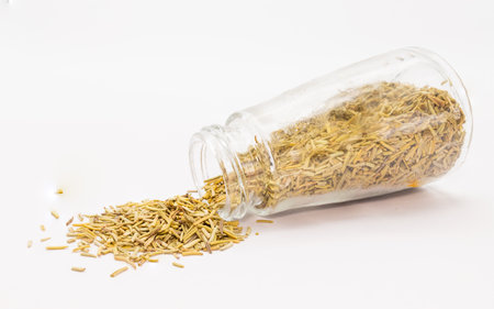 Turnmeric is a culinary herb in dry product form.の写真素材