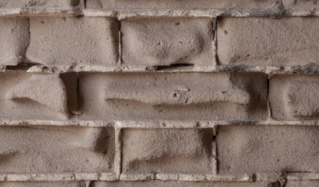 damaged brick wall backgroundの写真素材
