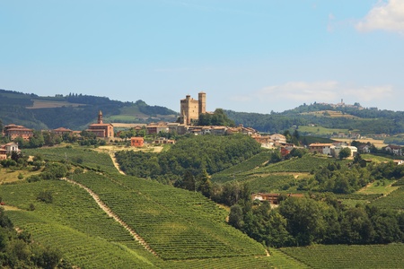 Ancient castle of Serralunga Dの写真素材