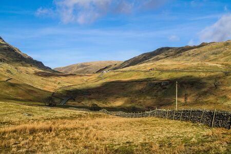 View from the mountains over the beautiful countrysideの写真素材