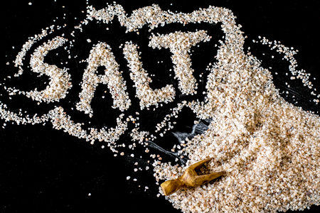 This unique tasting salt is mined in the tunnels and gallerys of Bad Aussee in the heart of the Salzkammergut.の写真素材