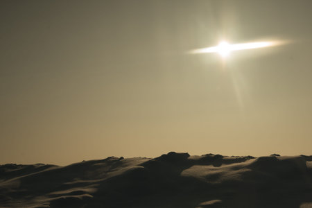 Sunset in the far North of our country