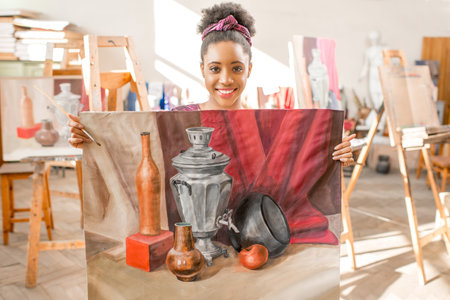 Creative student at the universityの写真素材