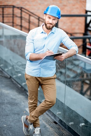 Foreman on the structureの写真素材