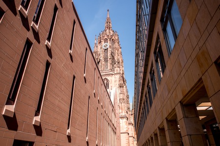 Frankfurt old town streetviewの写真素材