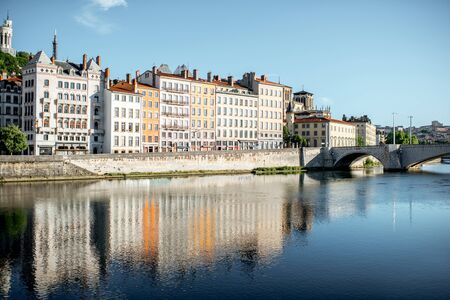 Lyon city in Franceの写真素材