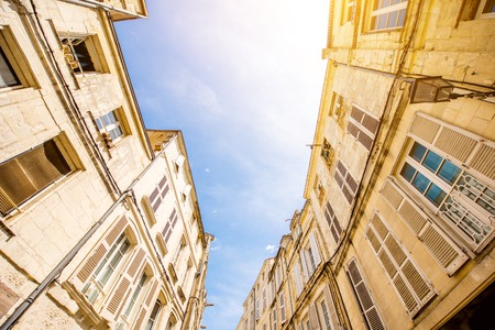 Street view in Nantes cityの写真素材