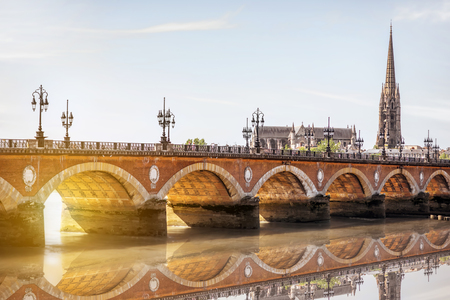 Bordeaux city in Franceの写真素材