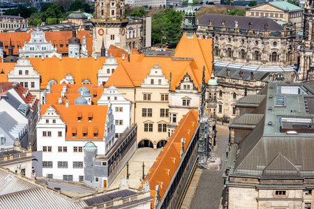 Dresden city in Germanyの写真素材