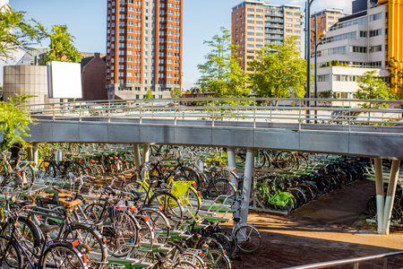Rotterdam city in Netherlandsの写真素材