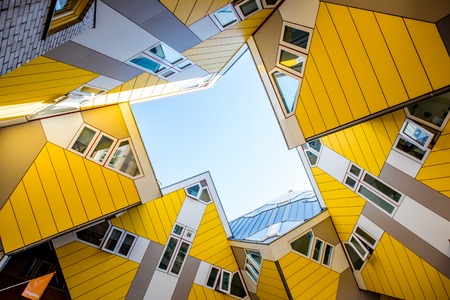 Cube house in Rotterdamのeditorial素材