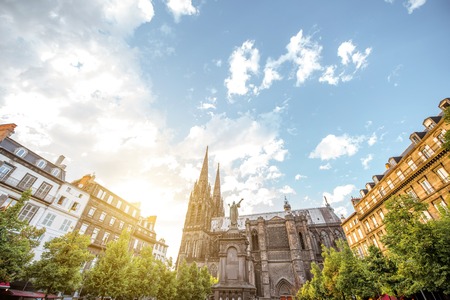 Clermont-Ferrand city in Franceの写真素材