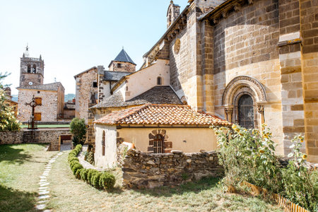 Blesle village in Auvergne region, France