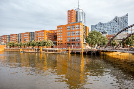 Hamburg city in Germanyの写真素材
