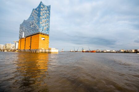 Elbe Philharmonic Hall in Hamburgのeditorial素材