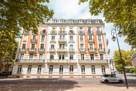 Buildings in Vichy city , Franceのeditorial素材