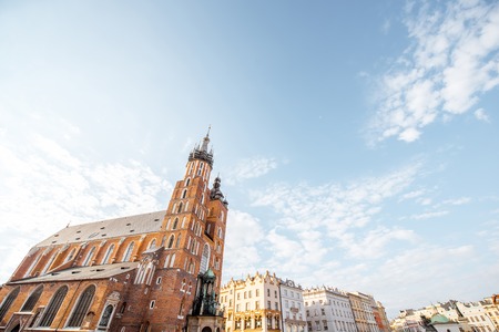 Krakow city in Polandの写真素材