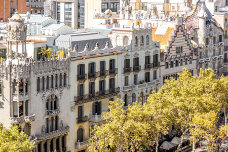 Barcelona city view