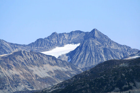 Glacier in Whistler Mountains