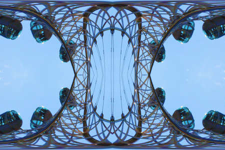 Blue abstractのeditorial素材