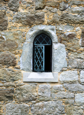 Small leaded window