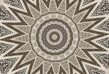 Stone fretwork abstractの写真素材