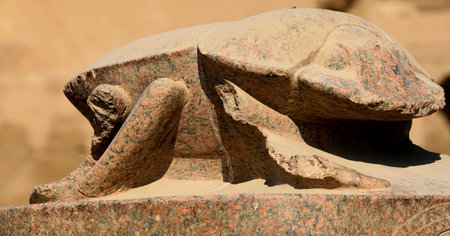 Karnak Temple, Luxor, Egyptの写真素材