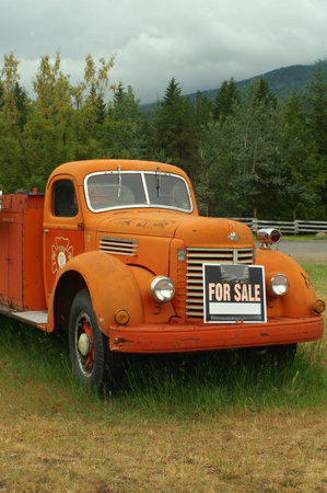 OLD ORANGE FIRETRUCK