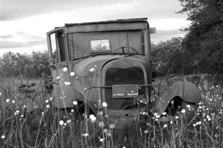 OLD WASHINGTON TRUCKの写真素材