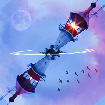 Lighthouse on Quadra Islandの素材