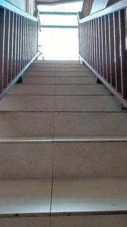 staircase in the building, stairway to the sky.
