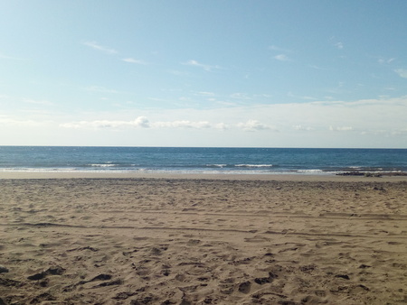 Beach of San Agustin / Gran Canariaの写真素材