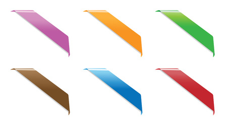 ribbons price labelsのイラスト素材