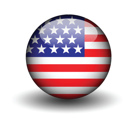 usa flagのイラスト素材